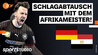 Deutschland – Ägypten Highlights  HandballTestspiel  sportstudio [upl. by Laverne658]