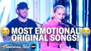 Most Emotional Original Song Performances  American Idol 2023 [upl. by Llenyar291]