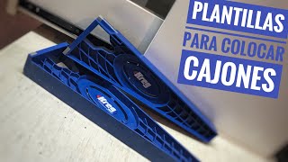 02 ⚠️  Plantilla para colocar CORREDERAS de CAJONES  Serie Kreg Jig [upl. by Ahsenrat]