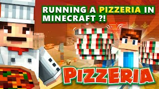 Make your own Pizza in Minecraft  Pizzeria Gameplay Video [upl. by Towbin29]