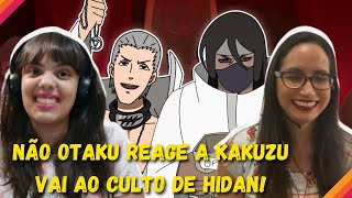 NÃO OTAKU REAGINDO A KAKUZU VAI AO CULTO DE HIDAN  VOICE MAKERS REACT [upl. by Qiratla711]