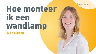 Hoe hang ik een wandlamp op Zo bevestig je een wandlamp aan de muur  MONTAGE [upl. by Tore546]