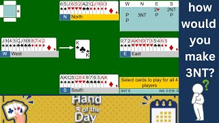 hand of the day 210 solve it if you can contract bridge game [upl. by Hannaj294]