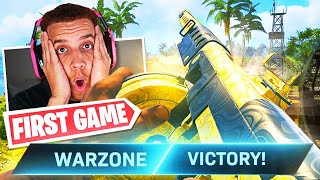 My FIRST GAME on Warzone Pacific Map NEW Caldera Gameplay [upl. by Callas665]