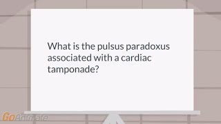 What is a pulsus paradoxus [upl. by Aztinaj913]