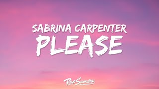 Sabrina Carpenter  Please Please Please Lyrics [upl. by Hoy]