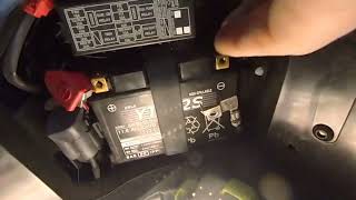 NC750X 2023 Battery Removal [upl. by Rosalba254]