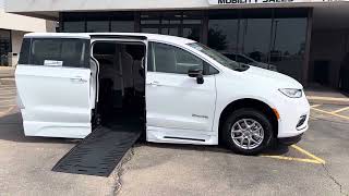 2024 Chrysler Pacifica touring L with the BraunAbility XT lowered floor mobility conversion [upl. by Philo]