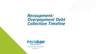 Recoupment Overpayment Debt Collection Timeline [upl. by Halie]