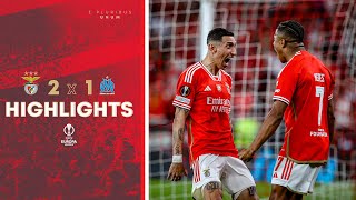 ResumoHighlights  SL Benfica 21 O Marseille [upl. by Matthew457]