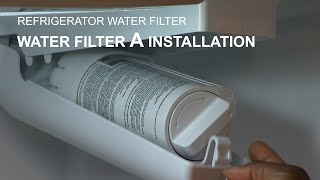 Water Filter A Installation and Replacement [upl. by Adnoral]