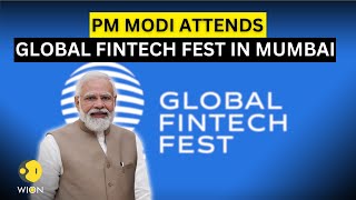 PM Modi LIVE PM Narendra Modi speaks at 5th Global Fintech Festival in Mumbai  WION [upl. by Wengert]