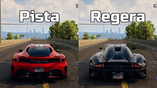 NFS Unbound Ferrari 488 Pista vs Koenigsegg Regera  WHICH IS FASTEST Drag Race [upl. by Nohsed]