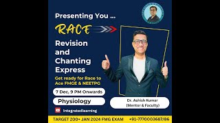 PHYSIOLOGY 1 RACE BY DR ASHISH [upl. by Kenelm650]