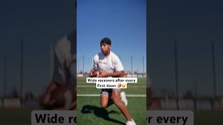 Wide receivers after every first down‼️🤣 footballshorts nfl collegefootball [upl. by Peonir]