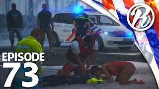 GTA5 SURFER GERAAKT DOOR BLIKSEM REANIMATIE  Royalistiq  Nederlandse Politie 73 [upl. by Malony472]