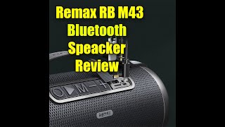 Remax RB M43 Speaker Review [upl. by Cash]