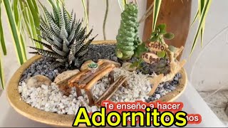 MiniJardines con cactus ideas [upl. by Letsou]