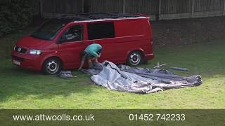 Vango Noosa Awning Pitching amp Packing Video [upl. by Edmea329]