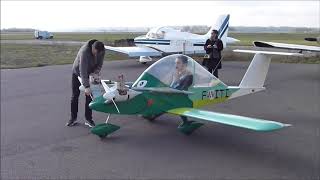 Premier vol cricri F PITI CRICRI MC15 Small Plane [upl. by Carlynn]