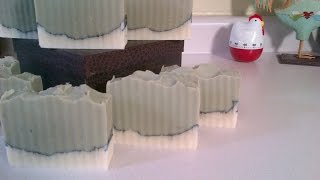 Making amp Cutting Tea Tree amp Green Clay CP Soap [upl. by Fancy]