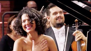 Khatia buniatishvili plays schumann piano concerto conducted by zubin mehta [upl. by Innos]