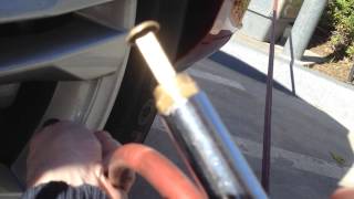 How To Fill Your Cars Tires With Air At The Gas Station [upl. by Friedly218]