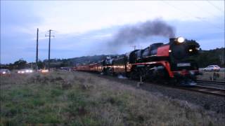 Steamrail Victorias Snow Train 1  2017 [upl. by Yrian]