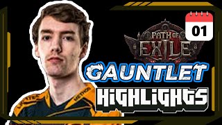 Gauntlet Day 1  Path of Exile Highlights 566  Ben Tatiantel Paak Velyna and others [upl. by Lairbag]