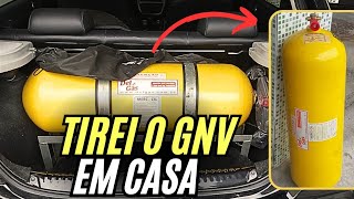 Como tirar o gnv 3° Geração do carro em casa gnv façavocêmesmo [upl. by Teresita]