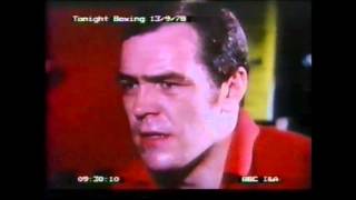 Lenny Mclean Tonight Boxing Documentry 13091978 [upl. by Clements]