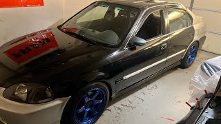 Pt4 eBay car wrap civic cartok ekwrap automobile jdm diy subscribe ebay k20 d16y8 [upl. by Lorrin]