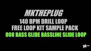 MKthePlug Free UK Drill 140 BPM Slide 808 Bassline Grime Preset Stems Producer Pattern Loop Kit [upl. by Rosio]