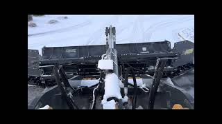 First Plow New SnowEx Power Pusher Trace Edge [upl. by Htrag]