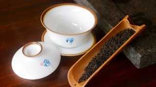 Keemun Tea from Anhui China  Using a Gaiwan  Chinese Tea Cup [upl. by Adnarb]