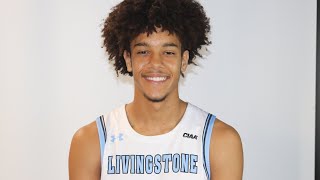 Marcus Click Jr  Fr 63quot Combo Guard  Livingstone College Salisbury NC [upl. by Hokanson]