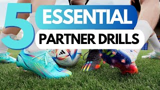 Partner Drills That Will ACTUALLY Help You Improve  The Best Partner Drills For Soccer Players [upl. by Traweek]