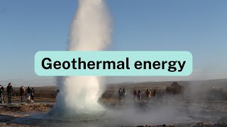 Geothermal energy [upl. by Micky]