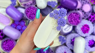 ASMR 4K★Soap boxes with foamampglitter★Clay cracking★Cutting cubes★Peeling off the film★ [upl. by Otinauj]