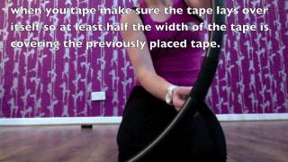 Taping your aerial hoop Aerial Hoop Tutorials [upl. by Caressa]