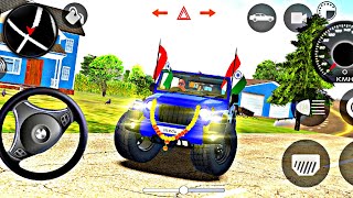 Mahindar Thar 😎  Indian Cars Simulator 3D Android Gameplay offroad video level 149 [upl. by Ardnyk]