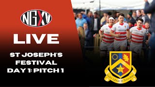 LIVE RUGBY ST JOSEPHS COLLEGE NATIONAL SCHOOLS RUGBY FESTIVAL 2022  PITCH 1 DAY 1 [upl. by Cnahc26]