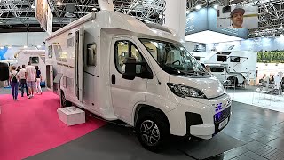 Mooveo TEI 74 EBF luxury Camping car RV Camper Van Fiat Ducato motorhome walkaround  interior V2017 [upl. by Otsenre]