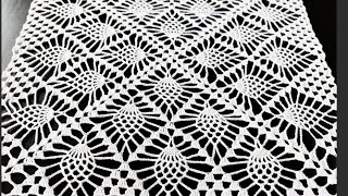 Crochet Doily Beautiful Pattern for Table Cover Table Runner Step by Step Instructions thalposh [upl. by Eekcaj]