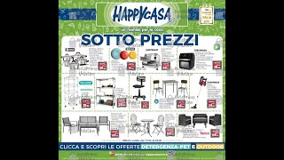 Volantino Happy Casa dal 17 aprile al 5 maggio 2024 [upl. by Airdnoed451]