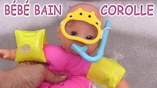 Corolle Mon Premier Bébé Bain amp Accessoires Poupon Nageur Jouets de Bébé [upl. by Ailahs644]