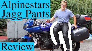 Alpinestars Jagg Leather Pants Review  Sport Touring Pant [upl. by Ulises]