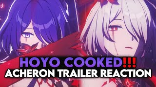 GODLY ACHERON TRAILER ENJP quotYour Colorquot Reaction  Honkai Star Rail [upl. by Kristopher]