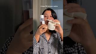 4 steps PM Korean skincare routine koreanskincare kbeauty skincareroutine nightskincare [upl. by Atsirc]