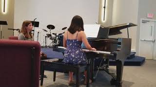 Katherine Hans 2017 Winter Piano Recital  Cristoforis Dream by David Lanz [upl. by Hsirahc590]